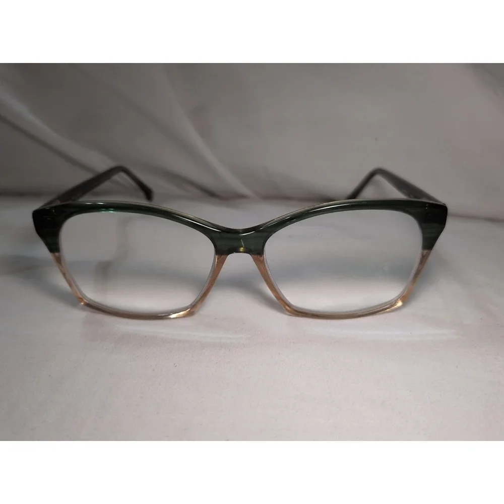 Trina Turk Adeline Sage Green Plastic Cat Eye Eyeglasses Frame 53-15-140